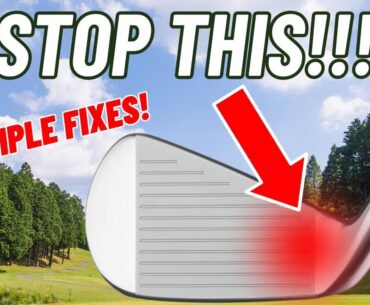 Fix Shank & Heel Strikes TODAY! Golf Swing Tips