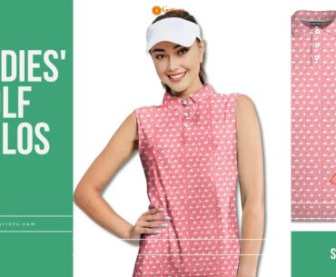 Ladies Sleeveless Golf Polo #womenfashion #poloshirt #golf #funnyshirt  #fashion