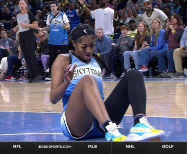 🤐 Angel Reese TAKEN DOWN By The NECK, Alyssa Thomas EJECTED With FLAGRANT 2 | Chicago Sky vs Sun