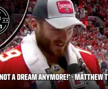 'IT'S NOT A DREAM ANYMORE!' 🙌 - Matthew Tkachuk after Panthers win Stanley Cup 🏆 | NHL on ESPN