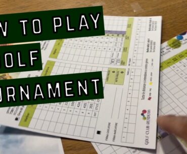 HOW TO PLAY A TOURNAMENT