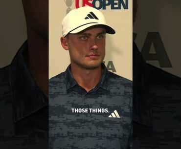 U.S. Open rookie Ludvig Aberg with a strong first round 👀