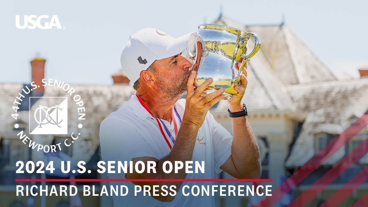 Richard Bland 2024 U.S. Senior Open Champion Press Conference FOGOLF