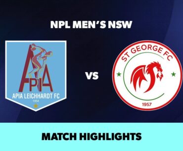 NPL Men's NSW Round 22 Highlights – APIA v St George FC