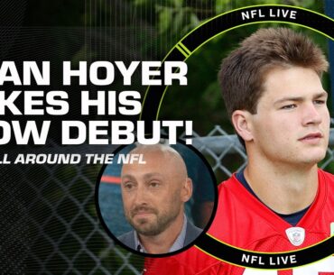 Former Pats QB Brian Hoyer makes his DEBUT 🙌 + QBs looking to get paid & MORE 💰 | NFL Live
