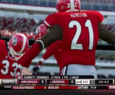 Arkansas vs Georgia - NCAA Football 14 - Updated 2024-25 Conferences realignments