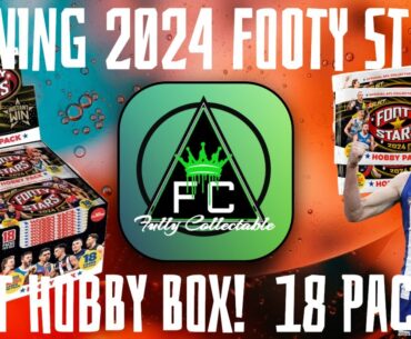 Opening 2024 Footy Stars Hobby Style - My First Hobby Box of the Year