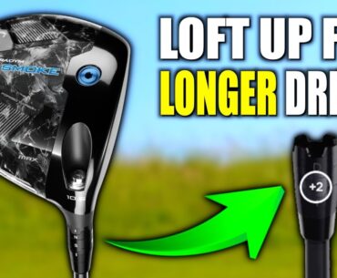 Golf Driver Tip - Loft Up Your Driver To Hit Your Longest Golf Drives