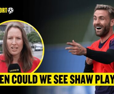 Faye Carruthers UPDATES talkSPORT On Luke Shaw Ahead Of England's Open Training Session! 👀🤔