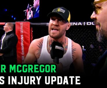 Conor McGregor gives injury update: 'I'm not giving these bums an advantage over me'