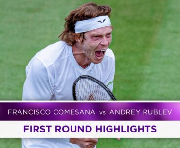 Sixth seed SHOCKED! | Andrey Rublev vs Francisco Comesana | Highlights | Wimbledon 2024