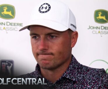 Jordan Spieth frustrated with Round 1 showing at John Deere Classic | Golf Central | Golf Channel