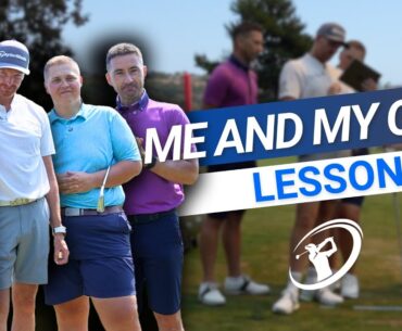 MIKEY GETS A LESSON WITH ME AND MY GOLF! // Piers Ward and Andy Proudman fix Mikey's Golf Swing