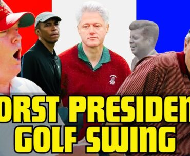 Which President Has the WORST Golf Swing Ever? You Won't Believe #4!