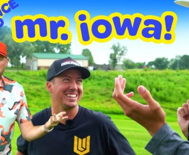 Playing with the defending CHAMP in Iowa | Des Moines Challenge F9 | Jomez Practice Round