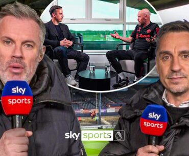 'He pushed back' 😤 | Gary Neville reacts to his interview with Erik ten Hag