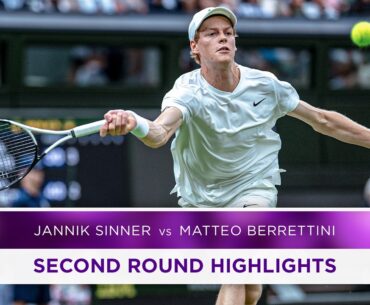 Italians go head-to-head in epic | Jannik Sinner vs Matteo Berrettini | Highlights | Wimbledon 2024