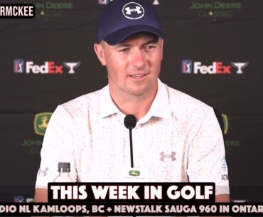 Jordan Spieth on shooting 61 at 2015 John Deere | Says Bryson DeChambeau only guy upset after 60