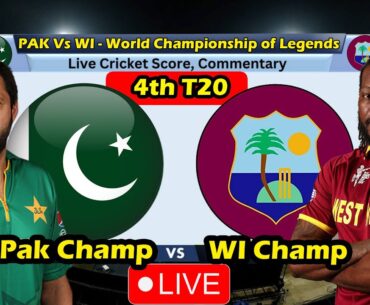 🔴 Pakistan Champions vs West Indies Champions Live | PAK vs WI Live | World Legends Live #cricket