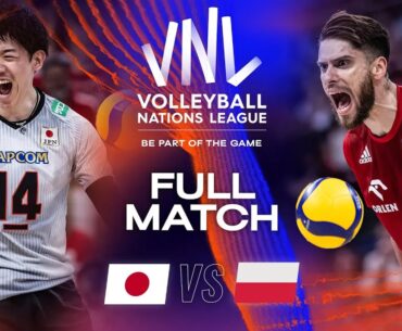 🇯🇵 JPN vs. 🇵🇱 POL - Legendary Full Match | Semifinals | Men's VNL 2023