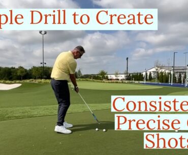 Building a Consistent and Precise Golf Swing! Simple Drill for your Swing.