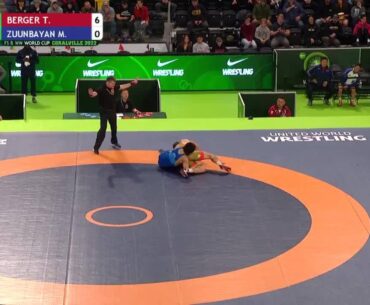 Round 1 • FS 70Kg • Tyler Daniel BERGER (USA) vs. Munkhtulga ZUUNBAYAN (MGL)