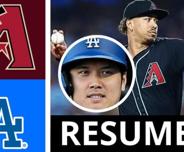 DODGERS VS ARIZONA l Dominicano Justin Martinez Domina A Ohtani Con 100 MPH