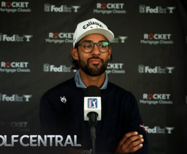 Akshay Bhatia after disappointing Rocket Mortgage finish: 'it sucks' | Golf Central | Golf Channel