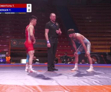 Quarter Final • FS 70Kg • Temuulen ENKHTUYA (MGL) vs. Tyler Daniel BERGER (USA)