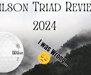 Wilson Triad Golf Ball Review | 2024