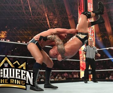 Gunther hits Randy Orton with a frog splash: King and Queen of the Ring 2024 highlights