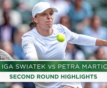 World No.1 tested | Iga Swiatek vs Petra Martic | Highlights | Wimbledon 2024