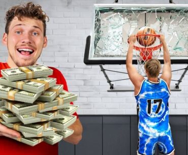 1v1 Tournament for $10,000 GONE WRONG * BACKBOARD SHATTERS *