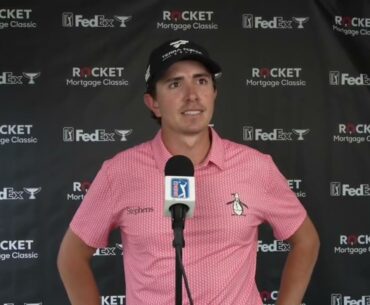 Entrevista a Nico Echavarria tras la primera ronda del Rocket Mortgage Classic 2024