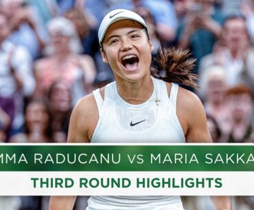 Can Raducanu beat the No.9 seed? | Emma Raducanu vs Maria Sakkari | Highlights | Wimbledon 2024