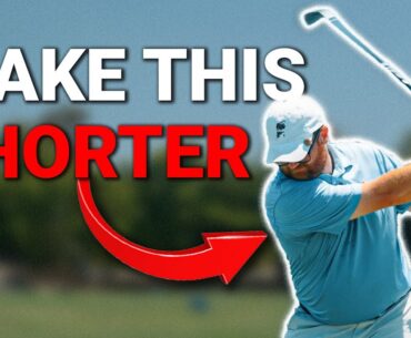 How To SHORTEN Your Swing, Without Losing Distance