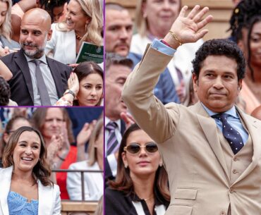 Tendulkar, Guardiola, Olympians and sporting stars welcomed into royal box | Wimbledon 2024