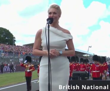 F1 Silverstone 2024 - British National Anthem Performed By Hannah Waddingham | God Save The King!