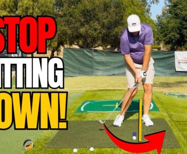 STOP Hitting Down on the Golf Ball!  Do THIS Instead for Pure Contact and Compression!