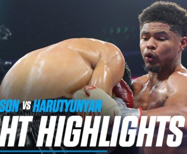 Shakur Stevenson Puts On A Clinic At Home | FIGHT HIGHLIGHTS