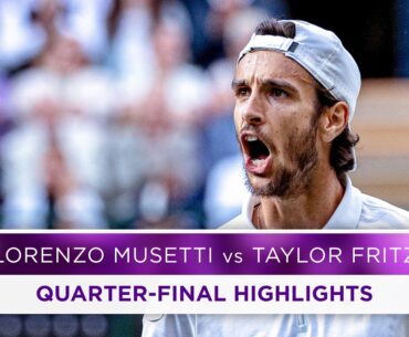 Five set thriller to make history! | Lorenzo Musetti vs Taylor Fritz | Highlights | Wimbledon 2024