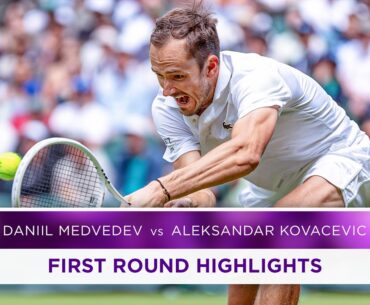 Dominance from Daniil | Daniil Medvedev vs Aleksandar Kovacevic | Highlights | Wimbledon 2024