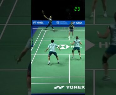 Longest rally! (55 shots) Tang/Tse vs Kim/Jeong | German Open 2024 XD F #shorts #badminton