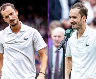 "Beating Sinner is always tough" | Daniil Medvedev | QF On-court Interview | Wimbledon 2024