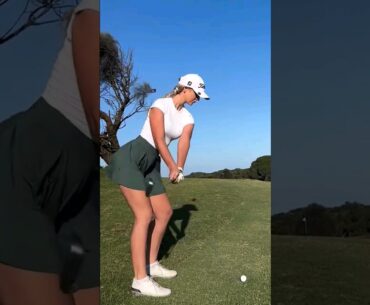 Amazing Golf Swing you need to see | Golf Girl awesome swing | Golf shorts | Grace Hallinan