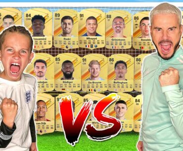 FC24 EURO CARD BATTLE!! KIDS VS PARENTS!! 🔥