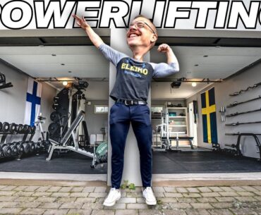 Oscar’s Sweden Powerlifting Home Gym That Builds MASS Muscle!