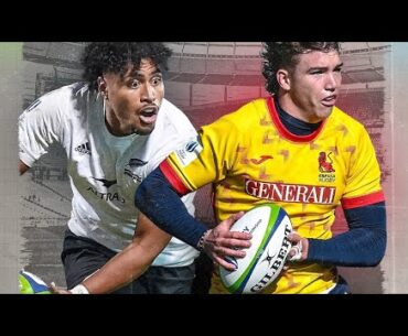 New Zealand vs Spain World Rugby U20 Championship 2024