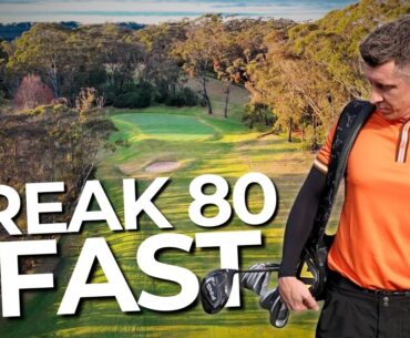 4 RULES to BREAK 80 Consistently (No Swing Changes)