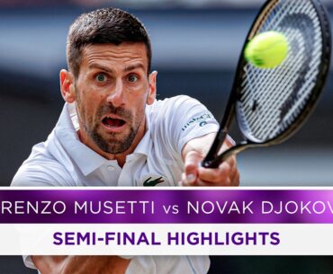 Magic from Novak Djokovic and Lorenzo Musetti | Highlights | Wimbledon 2024
